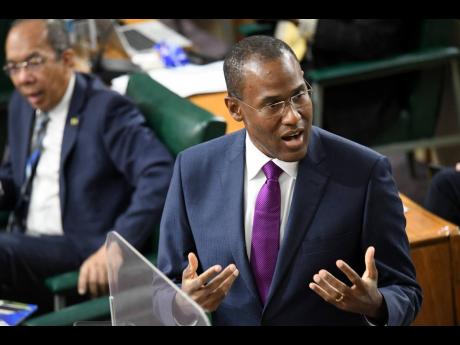 Nigel Clarke, minister of finance and the public service