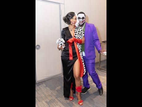 Credit: Contributed Kristen Reynolds was simply divine as Cruella de Vil as she posed with Brandon Thomas, who attended the event dress as The Joker.