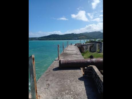 A view of the bay in Lucea