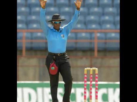 Jamaican female umpire Jacqueline Williams 