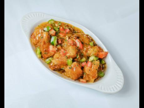 Through visuEats you can feast your eyes and make reservations to get meals like this mango BBQ pigtail available at Voda Lounge.