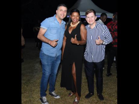 Left: It was all smiles for (from left) Joay Guerra, general manager, Bahia Principe; Kerry Ann Quallo Casserly, regional commercial director, Royalton Luxury Resorts; and Luis Velez, director of sales, Iberostar. 