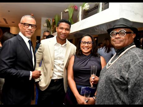From left: Patrick Smith, Oneal Johnson, Annaliesa Lindsay and Nevada Powe made it out for the Italian fare.