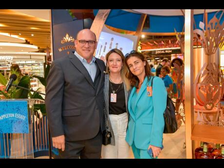 Campari Global team members (from left)  Diego Lord, Illaria Soliani and Biancamaria Sansone.