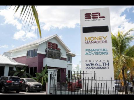 Credit: File Stocks and Securities Limited's Hope Road offices in St Andrew.