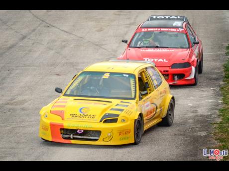 Two of the fastest Hondas to race at Dover. 