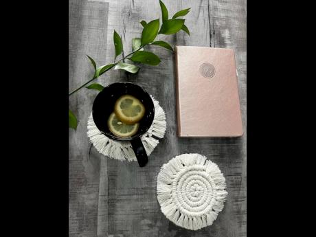 These macrame were originally made for desk plants, but, because they are multifunctional, they will do well at holding your beverage cups as well.