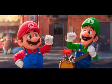 Credit: AP This image released by Nintendo and Universal Studios shows Mario, voiced by Chris Pratt, left, and Luigi, voiced by Charlie Day in Nintendo’s ‘The Super Mario Bros Movie’.