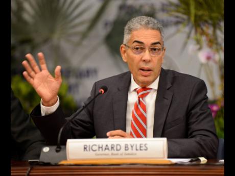Governor of the Bank of Jamaica, Richard Byles.