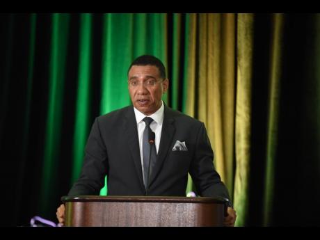 Prime Minister Andrew Holness.