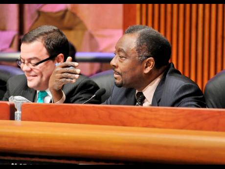 In this file photo, current US Ambassador to Jamaica, Nick Perry, speaks at New York State Assembly.