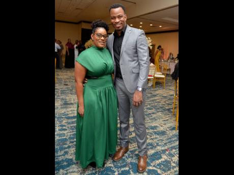 Flair Distinguished Awardee in entertainment Sosiessia Nixon-Kelly is accompanied on this special occasion by her husband, Wentworth.