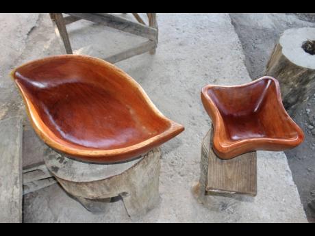 Credit: Paul H. Williams Two of Winston Joseph’s eye-catching bowls.