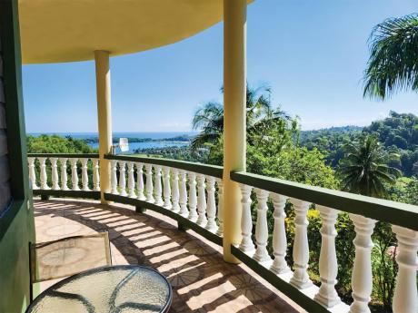 The stunning balcony view.