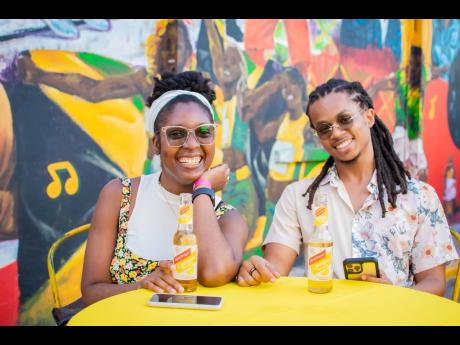 It’s always  vibes and laughter with these two! Kayla Mendez (left) and Social Media Influencer ‘Yaadman’ Ethan Campbell-Reid are always a pleasure to see.