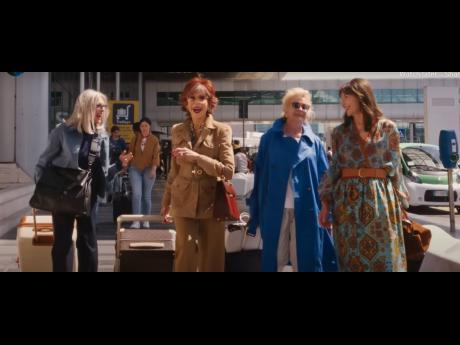The star-studded cast of this romantic comedy includes (from left): Diane Keaton, Jane Fonda, Candice Bergen and Mary Steenburgen.