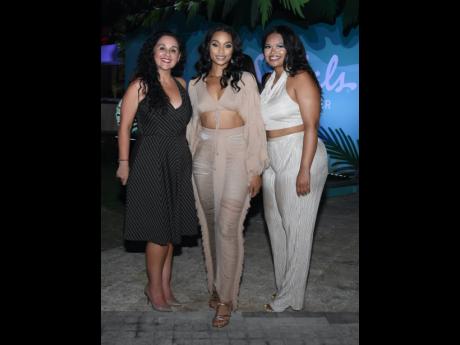 Credit: Ashley Anguin Our lens was graced by (from left) Sandal’s Jessica Mora, BET Network’s Melissa Williams and Janet Uzzell.