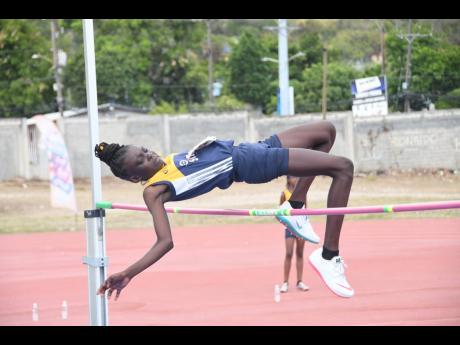 Credit: Contributed Sanique Watt of John Mills was the winner of the high jump at the Eastern Championships and will be one of the contestants in the event at the three-day INSPORTS/Devon Biscuits National Primary Schools Athletics Championship inside the National Stadium, wh