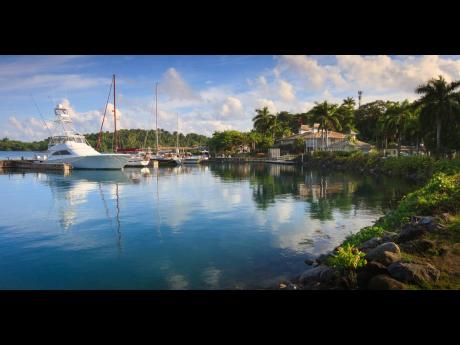 A view of Errol Flynn Marina
