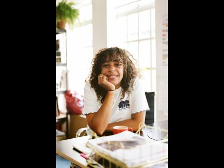 
Designer Martine Rose in her London studio.