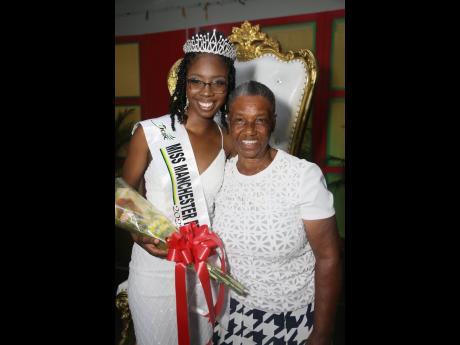 Credit: Nathaniel Stewart Sybil Rose was immensely proud of her granddaughter, the new Miss Manchester Festival Queen, Donale Bryan.