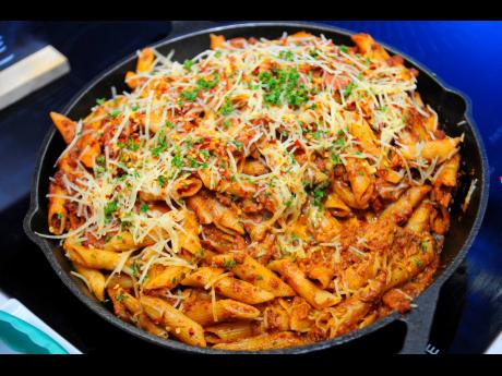 Spicy sausage with bacon and bolognese from Broken Plate didn't hold back on flavour.