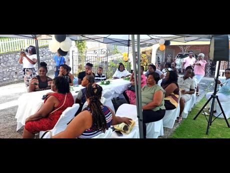 Friends, family, and well-wishers gathered on Monday, June 12 at Pastor Hector Mitchell’s home in Black Hill, Portland, to celebrate the 100th birthday of Minna Delores Evans.