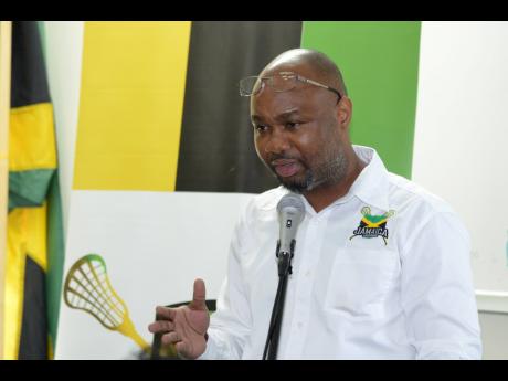 President of the Jamaica Lacrosse Association Calbert Hutchinson