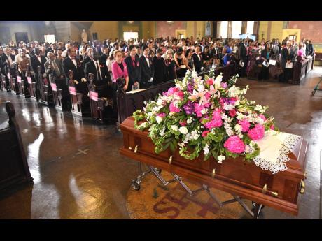 Mourners packed into the Holy Trinity Cathedral to pay their last respects to late businessman and entrepreneur, Lascelles Chin on Wednesday.