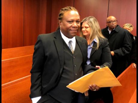 Credit: AP Aretha Franklin’s son Ted White leaves a courtroom in Pontiac, Michigan in 2020.