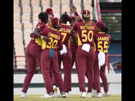 Credit: CWI Media
West Indies women celebrate a wicket during their recent T20I series against Ireland in the Caribbean.