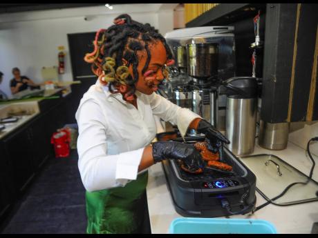 Credit: Nicholas Nunes/Photographer Terrelonge is known for her meatless meatball recipe used in both the babe bowl and the black mamba burger.