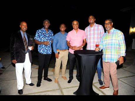 The fellas aren’t to left out! Distinguished gentlemen (from left) Ryan Keating, Wayne Sutherland, Radcliffe Daley, Dr Andre Foote, Sean Green and Raymond Donaldson are making sure to show their support to the women in their lives. 