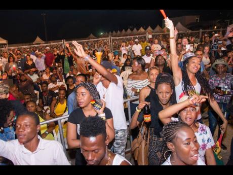 
Fans at the Boys’ Town football field.