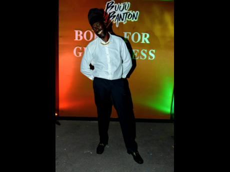 Buju Banton was positively buzzing.