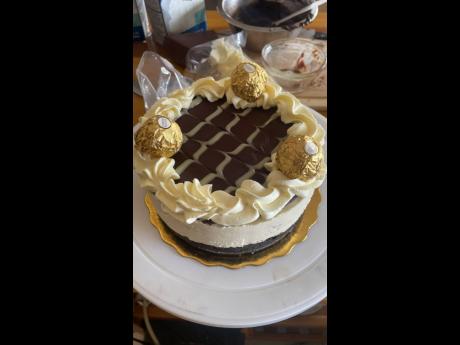 Indulge in the sheer bliss of a Bailey’s cheesecake. 