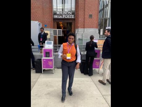 Gleaner reporter Asha Wilks in attendance at the EU-Latin America and the Caribbean Forum – Partners in Change: Youth, Civil Society and Local Authorities recently in Brussels, Belgium.