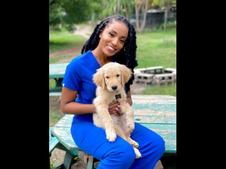 Credit: Contributed Meet Teddy! Dr Pinnock gave him his third vaccine and shared that he was the perfect patient.