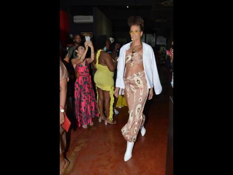 The crowd is loving this look!