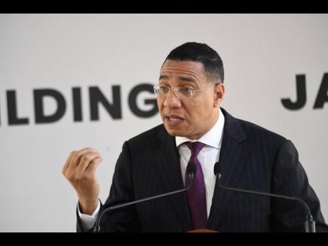 Prime Minister Andrew Holness.