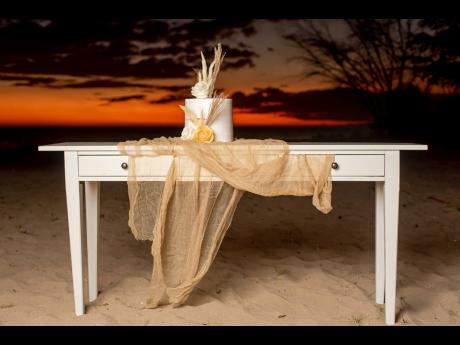 The gorgeous vanilla cake, with strawberry rum filling, by Avis Hammond.