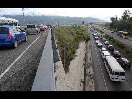 Highway traffic.