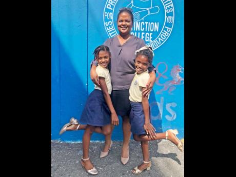 Credit: Contributed Dr Jennice Baker-Hannigan and her daughters, Imani (left) and Kara.
