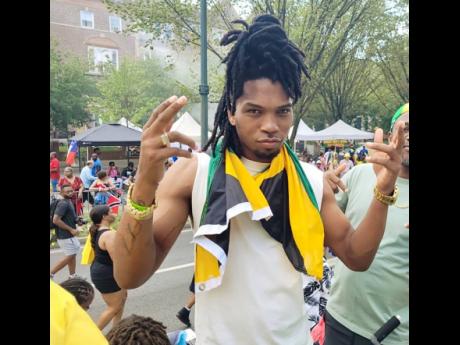D’Yani at the West Indian Day Parade in Brooklyn, New York.