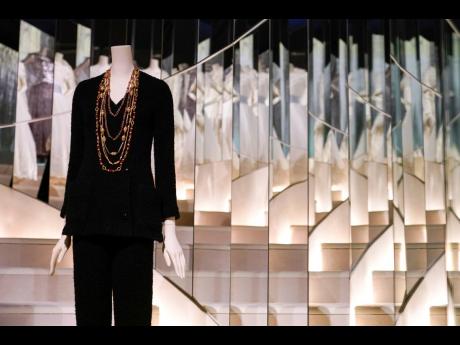 Creations displayed as part of the “Gabrielle Chanel. Fashion Manifesto” exhibition at the Victoria and Albert museum, in London.