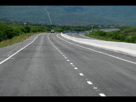 A section of the May Pen to Williamsfield leg of the East-West Highway.