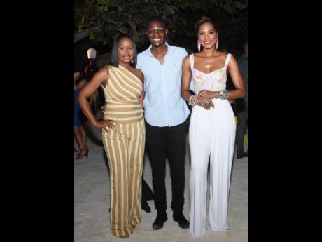 It’s all bright smiles! From left: Nicole Keith of BrushedbyNicoleBeauty; Ramoy McFarlane, events manager, Grand Palladium Jamaica; and Merricka Dyer, hotel sales manager MBJ, Grand Palladium Jamaica.