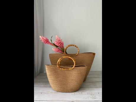 Credit: Contributed The Ari Jute basket bag can easily go from beach to day out.