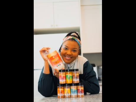 Sabrina McDonald and her latest creation, Chicken Fry. 