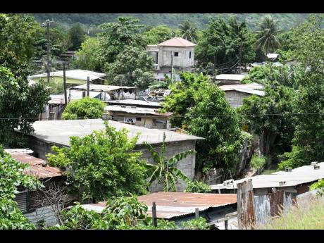 This 2018 photo shows a section of a squatter community in New Haven, St. Andrew.